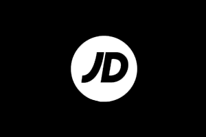 logo of a jd-sports in black and white colors