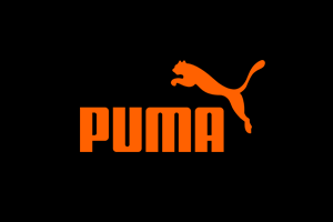 puma logo black and orange